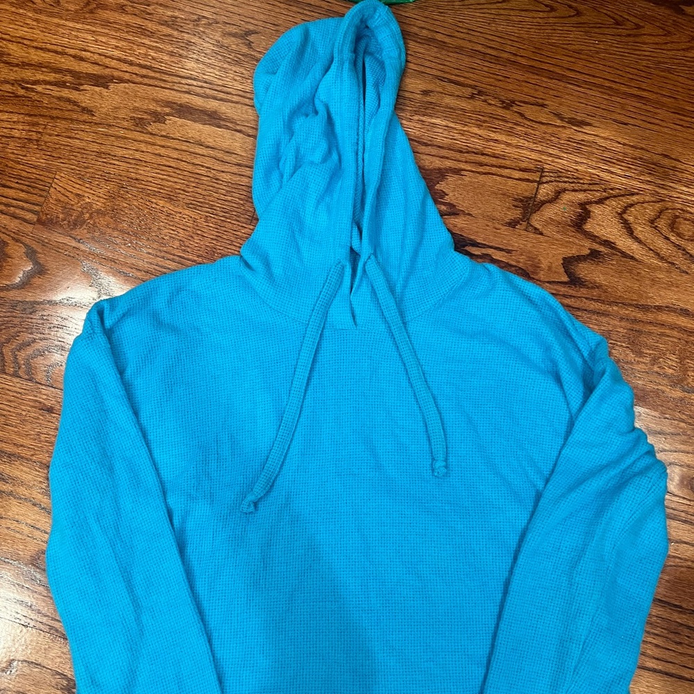 Theo & Spence Blue hooded sweater